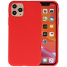 BAOHU Premium Color Bescherming Telefoonhoesje iPhone 11 Pro - Rood