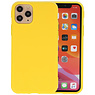 BAOHU Premium Color Bescherming Telefoonhoesje iPhone 11 Pro - Geel