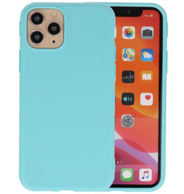 Premium Color Bescherming Telefoonhoesje iPhone 11 Pro - Turquoise