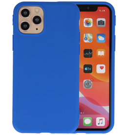 BAOHU Premium Color Bescherming Telefoonhoesje iPhone 11 Pro Max - Blauw