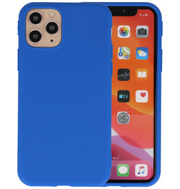 Premium Color Bescherming Telefoonhoesje iPhone 11 Pro Max - Blauw