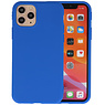 BAOHU Premium Color Bescherming Telefoonhoesje iPhone 11 Pro Max - Blauw