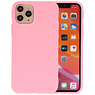 BAOHU Premium Color Bescherming Telefoonhoesje iPhone 11 Pro Max - Roze