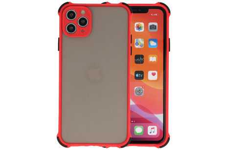 BAOHU Schokbestendig Kleurcombinatie Hard Case - Telefoonhoesje - Backcover Hoesje - Achterkant Hoesje - Geschikt voor iPhone 11 Pro - Rood