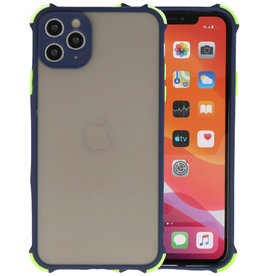 BAOHU Schokbestendig Kleurcombinatie Hard Case iPhone 11 Pro Max Blauw