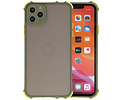 Schokbestendig Kleurcombinatie Hard Case - Telefoonhoesje - Backcover Hoesje - Achterkant Hoesje - Geschikt voor iPhone 11 Pro Max - Groen