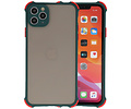 BAOHU Schokbestendig Kleurcombinatie Hard Case - Telefoonhoesje - Backcover Hoesje - Achterkant Hoesje - Geschikt voor iPhone 11 Pro Max - Donker Groen