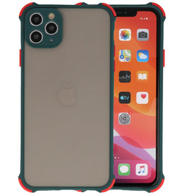 BAOHU Schokbestendig Kleurcombinatie Hard Case iPhone 11 Pro Max Donker Groen
