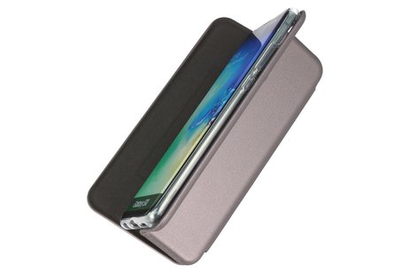 Slim Folio Case - Book Case Telefoonhoesje - Folio Flip Hoesje - Geschikt voor Samsung Galaxy A11 - Grijs