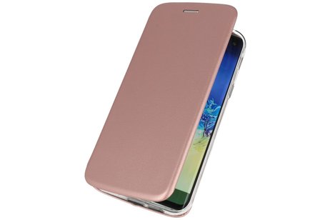 Slim Folio Case - Book Case Telefoonhoesje - Folio Flip Hoesje - Geschikt voor Samsung Galaxy A21 - Roze