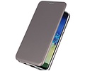 Slim Folio Case - Book Case Telefoonhoesje - Folio Flip Hoesje - Geschikt voor Samsung Galaxy A41 - Grijs