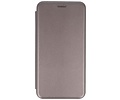 Slim Folio Case - Book Case Telefoonhoesje - Folio Flip Hoesje - Geschikt voor Samsung Galaxy A41 - Grijs