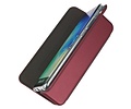 Slim Folio Case - Book Case Telefoonhoesje - Folio Flip Hoesje - Geschikt voor Samsung Galaxy A41 - Bordeaux Rood