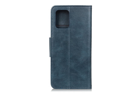 Zakelijke Book Case Telefoonhoesje voor Samsung Galaxy A71 - Blauw
