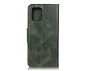 Zakelijke Book Case Telefoonhoesje voor Samsung Galaxy A71 - Donker Groen
