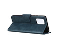 Zakelijke Book Case Telefoonhoesje voor Samsung Galaxy S20 Plus - Blauw