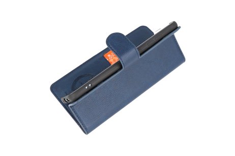 BAOHU KAIYUE - Luxe Portemonnee Hoesje - Pasjeshouder Telefoonhoesje - Wallet Case - Geschikt voor Samsung Galaxy S10 Lite - Navy