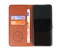 KAIYUE - Luxe Portemonnee Hoesje - Pasjeshouder Telefoonhoesje - Wallet Case - Geschikt voor Samsung Galaxy S10 Lite - Bruin