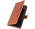 BAOHU KAIYUE - Luxe Portemonnee Hoesje - Pasjeshouder Telefoonhoesje - Wallet Case - Geschikt voor Samsung Galaxy Note 10 Lite - Bruin