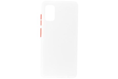 BAOHU Hoesje Geschikt voor de Samsung Galaxy A41 - Hard Case Backcover Telefoonhoesje - Transparant