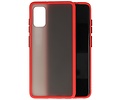 BAOHU Hoesje Geschikt voor de Samsung Galaxy A41 - Hard Case Backcover Telefoonhoesje - Rood