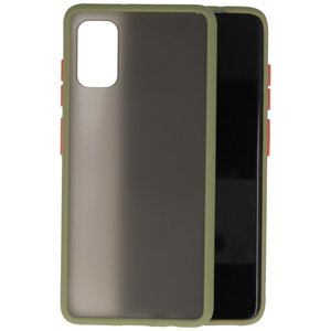 Samsung Galaxy A41 Hoesje Hard Case Backcover Telefoonhoesje Groen