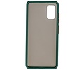 BAOHU Hoesje Geschikt voor de Samsung Galaxy A41 - Hard Case Backcover Telefoonhoesje - Donker Groen