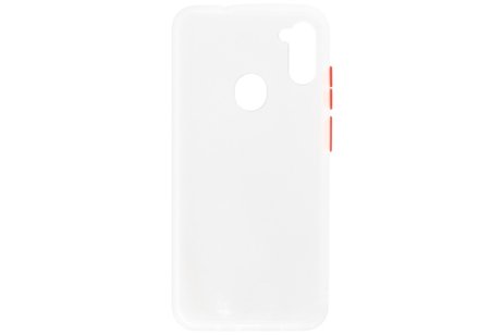 BAOHU Hoesje Geschikt voor de Samsung Galaxy A11 - Hard Case Backcover Telefoonhoesje - Transparant