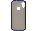 BAOHU Hoesje Geschikt voor de Samsung Galaxy A11 - Hard Case Backcover Telefoonhoesje - Blauw