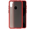 BAOHU Hoesje Geschikt voor de Samsung Galaxy A11 - Hard Case Backcover Telefoonhoesje - Rood