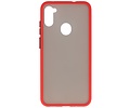 BAOHU Hoesje Geschikt voor de Samsung Galaxy A11 - Hard Case Backcover Telefoonhoesje - Rood