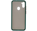 BAOHU Hoesje Geschikt voor de Samsung Galaxy A11 - Hard Case Backcover Telefoonhoesje - Donker Groen