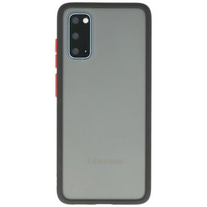 BAOHU Hoesje Geschikt voor de Samsung Galaxy S20 - Hard Case Backcover Telefoonhoesje - Zwart