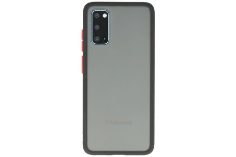 BAOHU Hoesje Geschikt voor de Samsung Galaxy S20 - Hard Case Backcover Telefoonhoesje - Zwart
