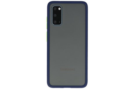 Samsung Galaxy S20 Hoesje Hard Case Backcover Telefoonhoesje Blauw