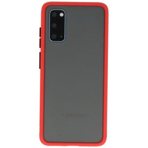 Samsung Galaxy S20 Hoesje Hard Case Backcover Telefoonhoesje Rood