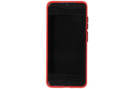 BAOHU Hoesje Geschikt voor de Samsung Galaxy S20 - Hard Case Backcover Telefoonhoesje - Rood