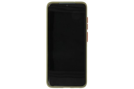 Samsung Galaxy S20 Hoesje Hard Case Backcover Telefoonhoesje Groen