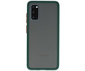 BAOHU Hoesje Geschikt voor de Samsung Galaxy S20 - Hard Case Backcover Telefoonhoesje - Donker Groen