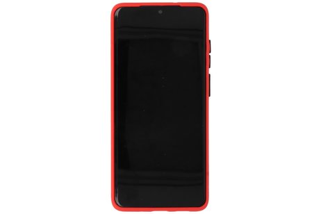 BAOHU Hoesje Geschikt voor de Samsung Galaxy S20 Plus - Hard Case Backcover Telefoonhoesje - Rood