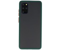 BAOHU Hoesje Geschikt voor de Samsung Galaxy S20 Plus - Hard Case Backcover Telefoonhoesje - Donker Groen