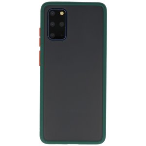 BAOHU Hoesje Geschikt voor de Samsung Galaxy S20 Plus - Hard Case Backcover Telefoonhoesje - Donker Groen