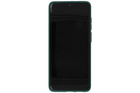 Samsung Galaxy S20 Plus Hoesje Hard Case Backcover Telefoonhoesje Donker Groen