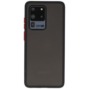 BAOHU Hoesje Geschikt voor de Samsung Galaxy S20 Ultra - Hard Case Backcover Telefoonhoesje - Zwart