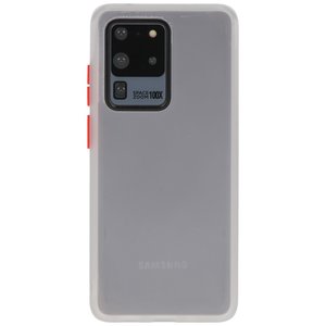 BAOHU Hoesje Geschikt voor de Samsung Galaxy S20 Ultra - Hard Case Backcover Telefoonhoesje - Transparant