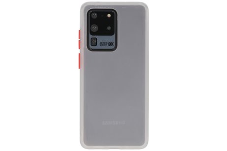 BAOHU Hoesje Geschikt voor de Samsung Galaxy S20 Ultra - Hard Case Backcover Telefoonhoesje - Transparant