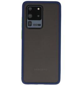 Samsung Galaxy S20 Ultra Hoesje Hard Case Backcover Telefoonhoesje Blauw