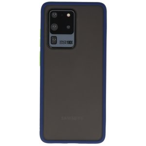 Samsung Galaxy S20 Ultra Hoesje Hard Case Backcover Telefoonhoesje Blauw