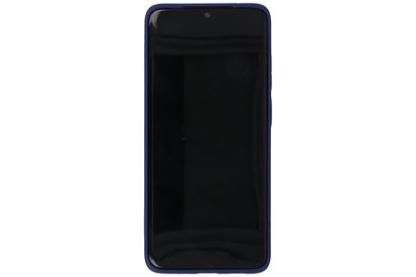 BAOHU Hoesje Geschikt voor de Samsung Galaxy S20 Ultra - Hard Case Backcover Telefoonhoesje - Blauw