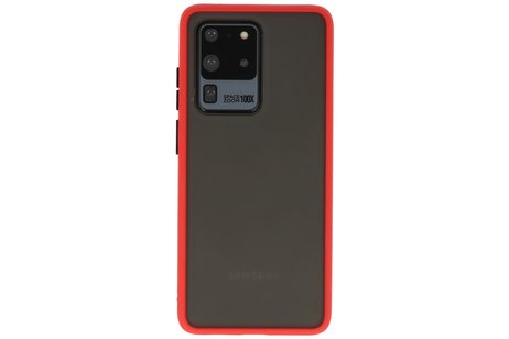 Samsung Galaxy S20 Ultra Hoesje Hard Case Backcover Telefoonhoesje Rood